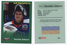 2018-19 SC2019 Yaroslav Askarov GREEN 3/5 RC Rookie