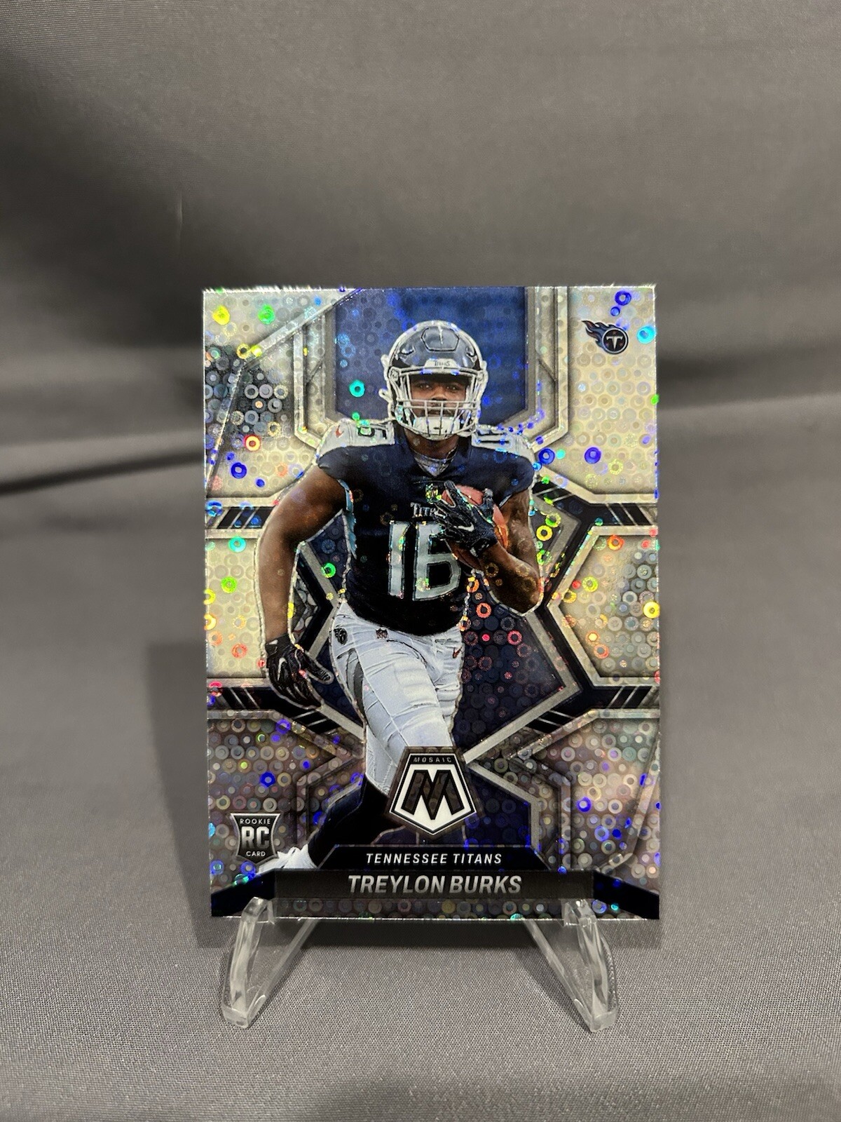 2022 Panini Mosaic - Rookies No Huddle Prizm Variations #315 Treylon Burks (RC)