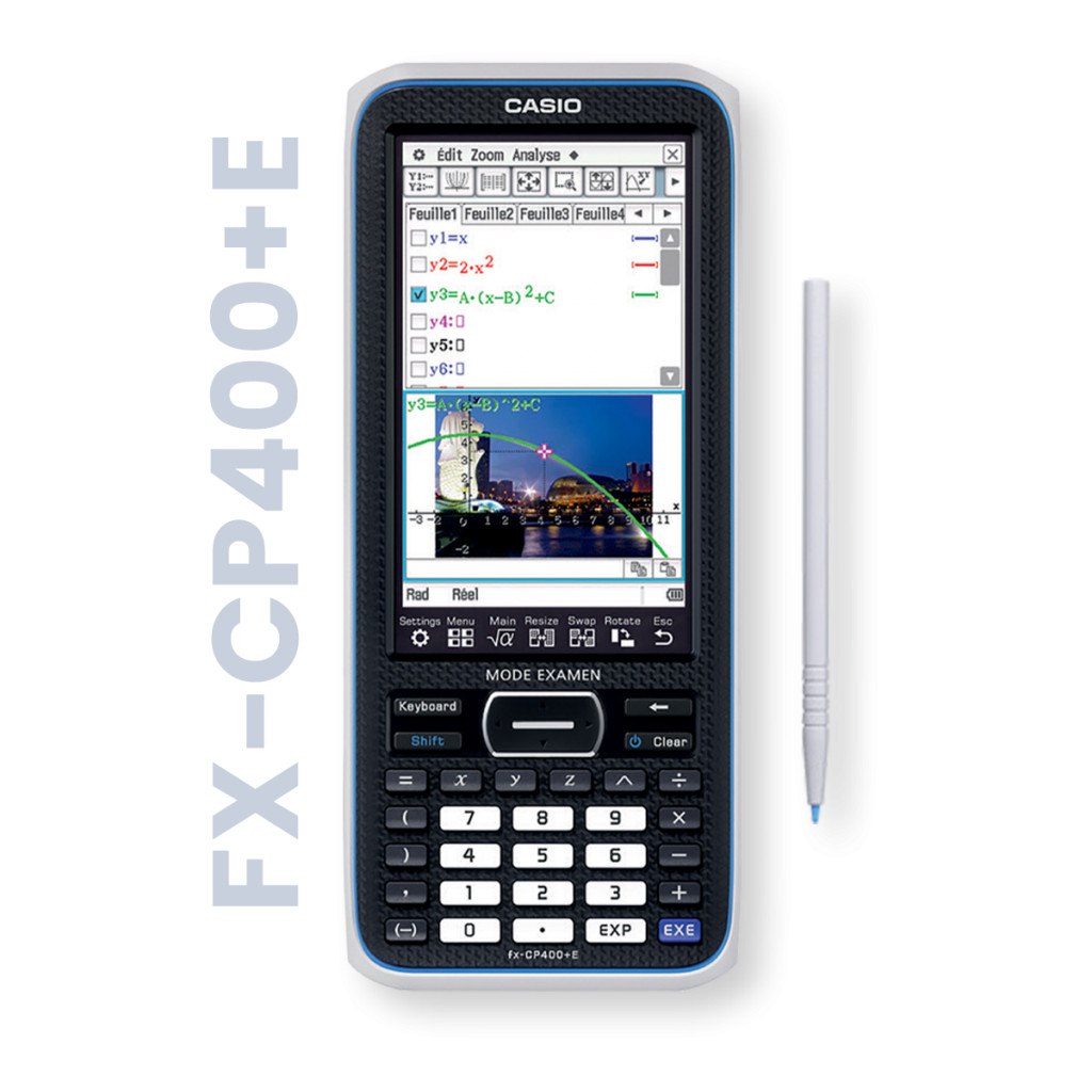 Calculatrice formelle Casio FX-CP400+E ClassPad II graphique tactile couleur