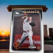 2024 Topps Series 2 Baseball Card #497 Alex Cobb, San Francisco Giants