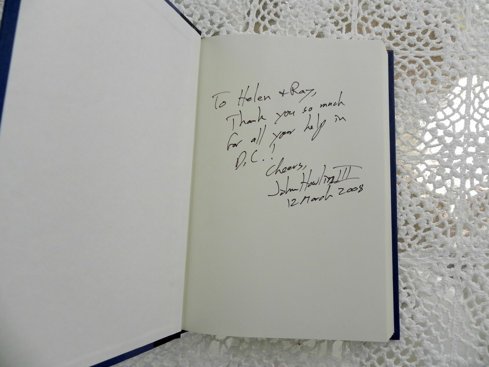 Eiger Obsession, by John Harlin III, SIGNED Hardcover