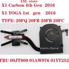 Original Laptop Lenovo Thinkpad X1 Carbon 4th X1 Yoga 1st CPU Cooler Fan 00JT800