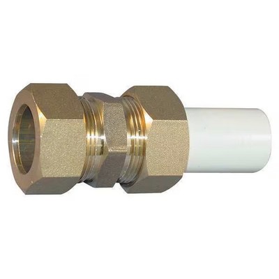 CPVC Transition Compression Union, Schedule SDR-11, 1/2'' Pipe Size, Compression