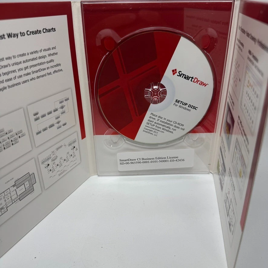 SmartDraw 2013 Productivity Software CI Enterprise Edition Windows 7 Vista XP - Image 3 of 3