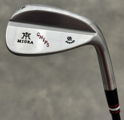 Miura Forged C Grind 54° Wedge w/ BB&F Ferrule, X 100 Shaft, Stamped ''CHIPS''