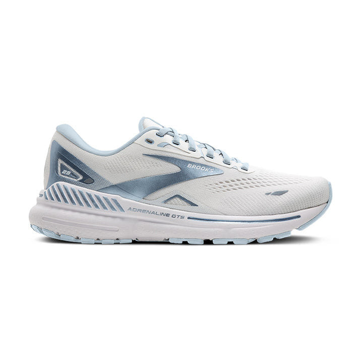 Женские кроссовки Brooks Adrenaline GTS 23, Белый / Illusion Blue, 11 B, средний размер, США