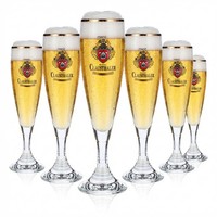6X Clausthaler Bier Alkoholfrei GläSer BiergläSer Pokal Bierglas 0,2L