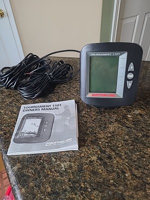 Bottom Line Tournament 1101 Fishfinder With Transducer New