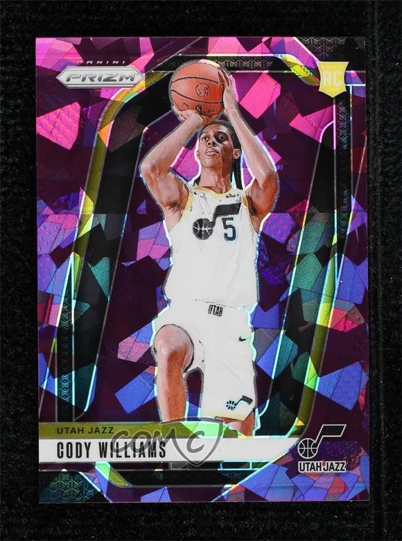 2024-25 Panini Prizm Purple Ice Prizm 29/149 Cody Williams #232 Rookie RC 4jk