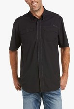Ariat Men's Venttek Outbound Shirt Black Sealed Size L