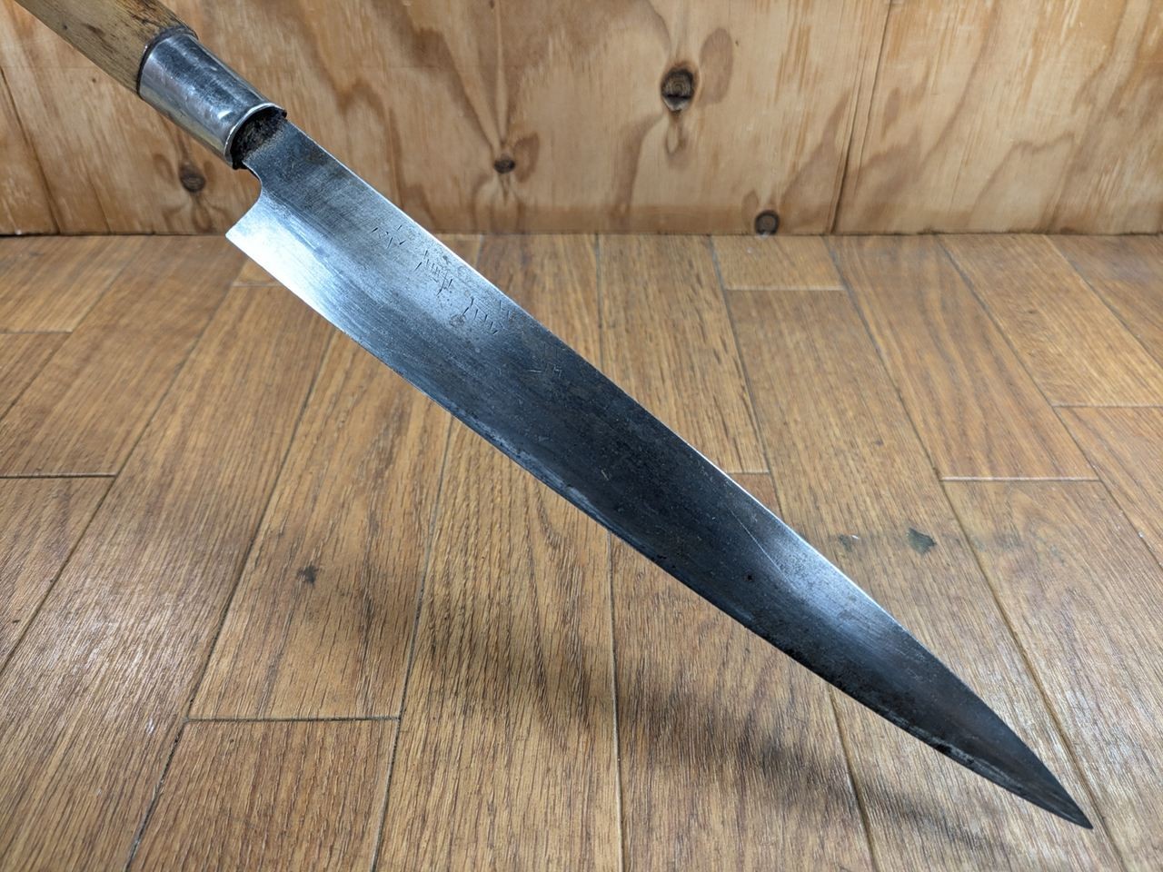 Japanese Chef's Kitchen Knife Yanagiba Vintage Sushi from Japan 243/395mm LL108