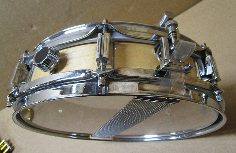 Ludwig Rocker 3x13 Piccolo Snare Drum !Natural Maple Color !NoReserve! - Image 3 of 4