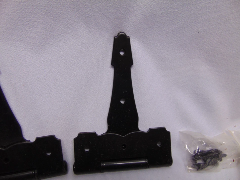 2 Stanley Life Span Tee hinges & gate spring 15-6470 & 76-0870 black color - Image 3 of 4