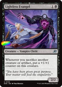 Lightless Evangel 109 Edge of Eternities Foil Uncommon