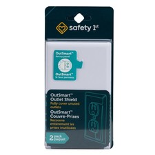 Safety 1st OutSmart Outlet Shield 1 Count Pack of 2 , Multi