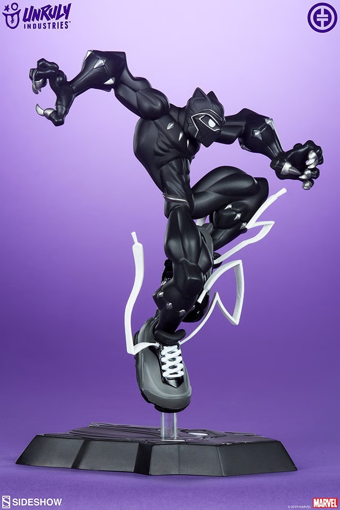 UNRULY INDUSTRIES BLACK PANTHER T'CHALLA DESIGNER STATUE BY TRACY TUBERA *NEW!* thumbnail 3
