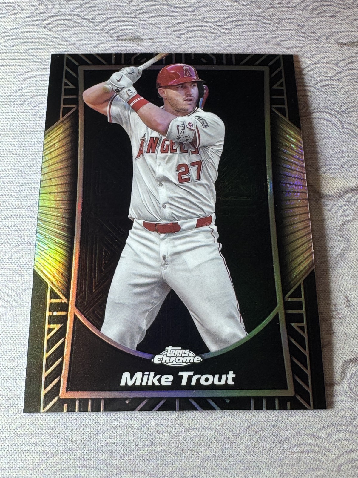 2025 Topps Chrome - Shadow Etch Mike Trout