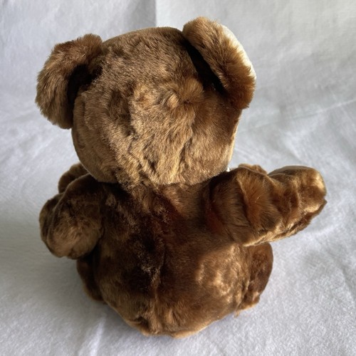 Dan Dee Collectors Choice Teddy Bear Plush Brown Tan Bow Stuffed Animal Paw Pads - Picture 6 of 12
