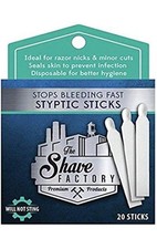 Disposable Styptic Pencil 1 Pack of 20 Sticks for Barber Razor Shaving Cuts Nick