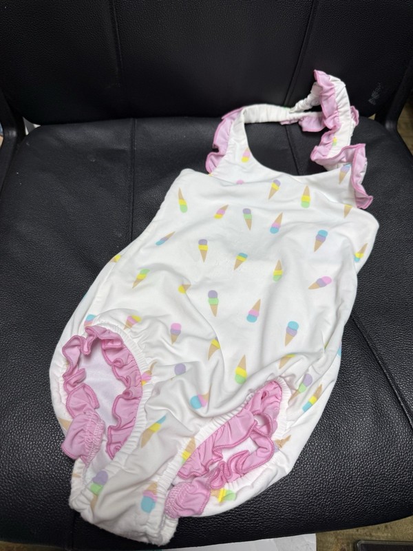 Eyelet & Ivy Ice Cream Swimsuit Girls Size 5