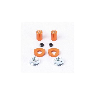 Ride Engineering Valve Cap & Rim Lock Spacers - Orange MX-VCS00-GE