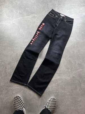 JC de Castelbajac Vintage 90s Y2K Flared Gray Jeans Size 27 Made