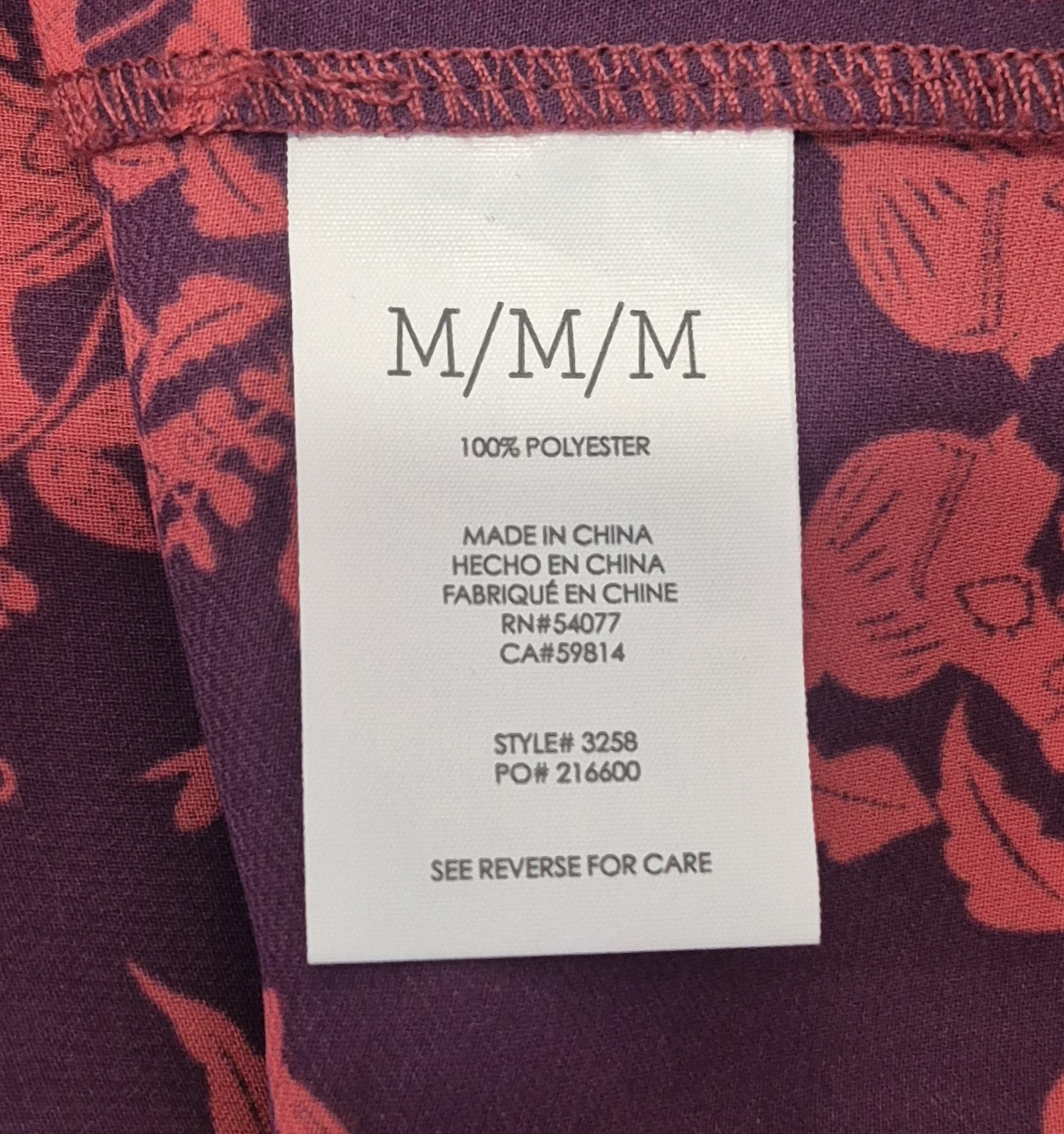 CAbi Camio Print Layered Split Back Shell Blouse … - image 8