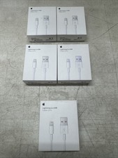 5 Apple Official USB to Lightning Charging Cable 2m/6ft MD819ZM/A - A1510
