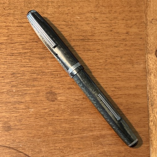 Vintage Esterbrook Fountain Pen Nib #2556 Gray Green Marble USA
