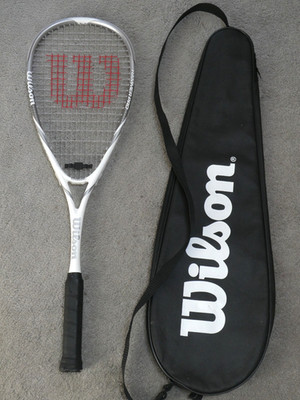Wilson Hammer Pro Squashschläger - Wilson Cover - sehr guter Zustand