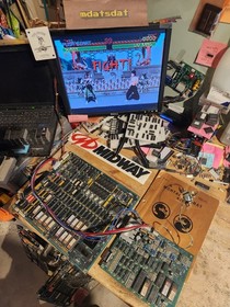 MORTAL KOMBAT 1 PCB JAMMA ARCADE BOARD SET PROTO REV WORKING!!! (Y-UNIT) MIDWAY