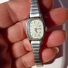Timex Women’s Vintage Silver-Tone Bracelet Dress Watch Quartz White Dial