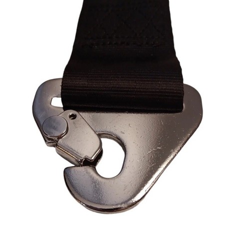 NEW Adjustable Airplane Seat Belt Extender 3 Buckle Options Black - Picture 6 of 8