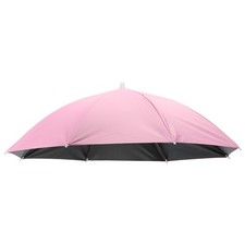 Umbrella Hat 27 Inch Hands Free Headband Sun Rain Cap Pink