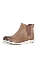 Sz Cole Haan Men's ZeroGrand Chelsea Waterproof Boots, CH BIRCH BEIGE/IVO, Ta..