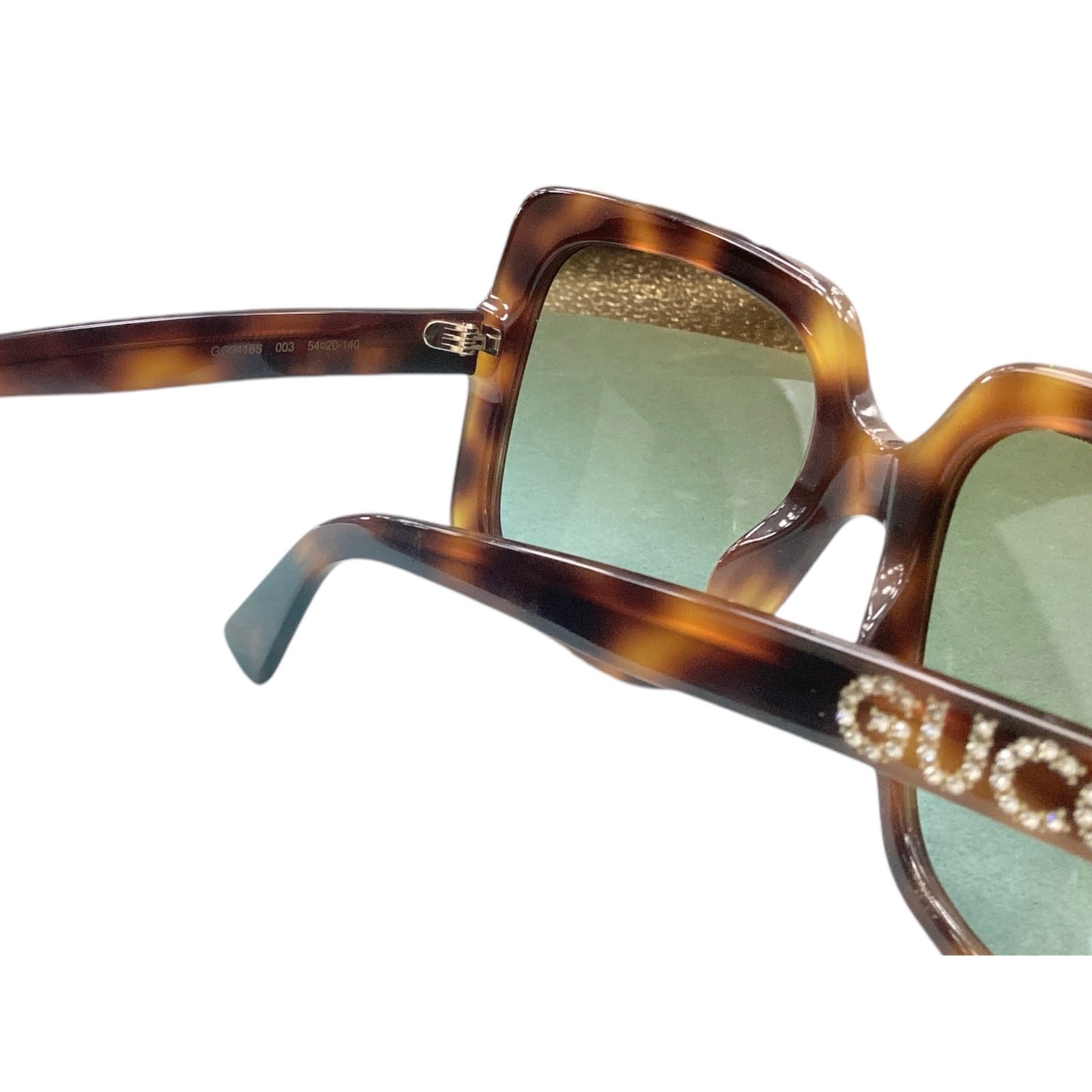 Gucci Oversized Rectangular GG0418S Sunglasses wi… - image 3
