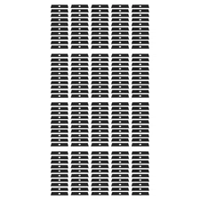 Qty 200: 8" x 2" x 0.125" x 1" Edger Blade Fits Shindaiwa Replaces 72950-92100