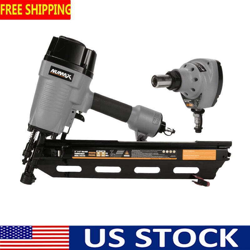 21&deg; Framing and Palm Nail Gun Kit for DIY Home and Construction Finish Combo