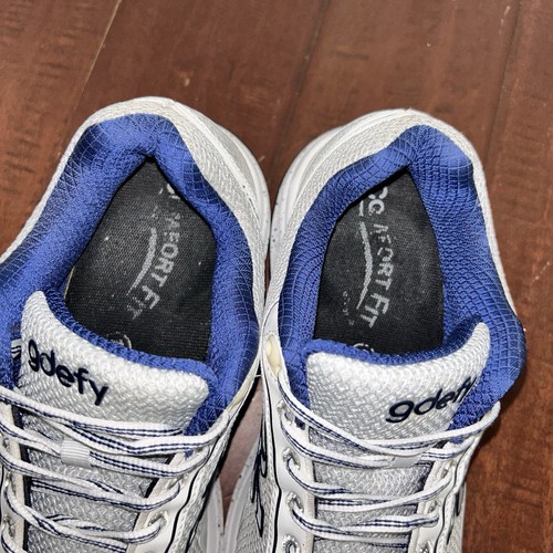 GDEFY Gravity Men Comfort Tennis Shoes White Blue Mesh Sz 10M - Picture 5 of 7
