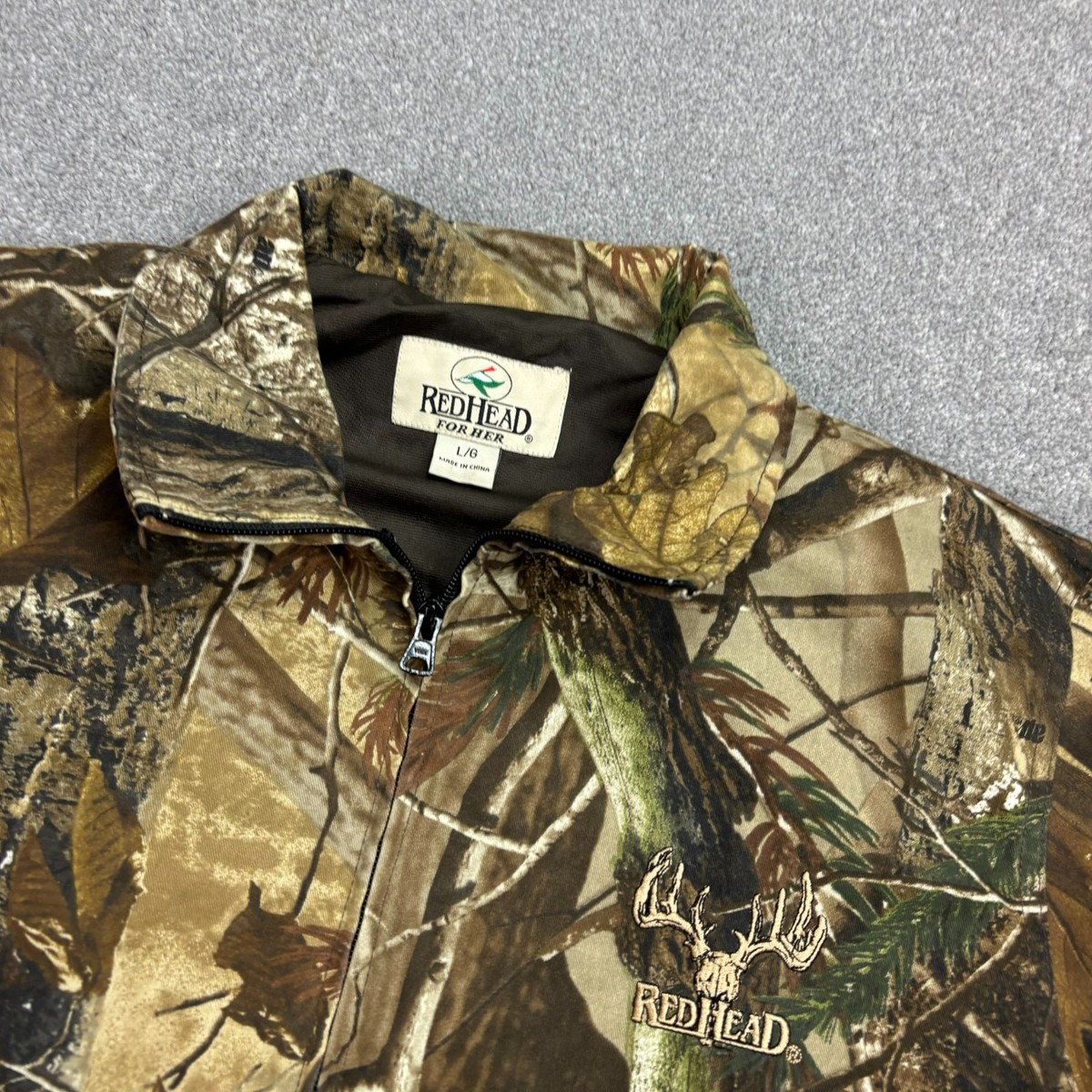 Veste De Chasse RedHead Femme - Marron Camouflage - Toile Doublée - Taille M