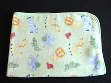 Circo Green Animal Baby Blanket Jungle Zoo Safari Giraffe Lion Elephant Zebra