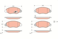 Bremsbeläge für Ford Transit FD FB FS FZ FC FA Pritsche FM FN Tourneo 00-06
