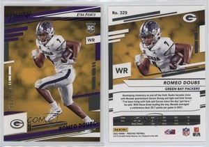 2022 Panini Prestige Rookies Xtra Points Purple /199 Romeo Doubs #329 Rookie RC