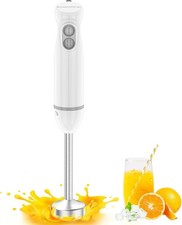 Bonsenkitchen Hand Blender for Kitchen, 2-Speed Electric Portable Stick Blender
