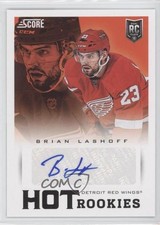 2013-14 Score Hot Rookies Signatures Brian Lashoff #635 Auto 0v1