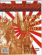 Command #26 When Tigers Fight Double Sized Boardgame & Magazine