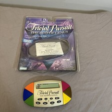 Vintage Trivial Pursuit The Best of Genus Electronic Handheld Game 1997 Works