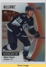2023-24 Upper Deck Allure Rookies Sunrise Ryker Evans #149 READ 1b80
