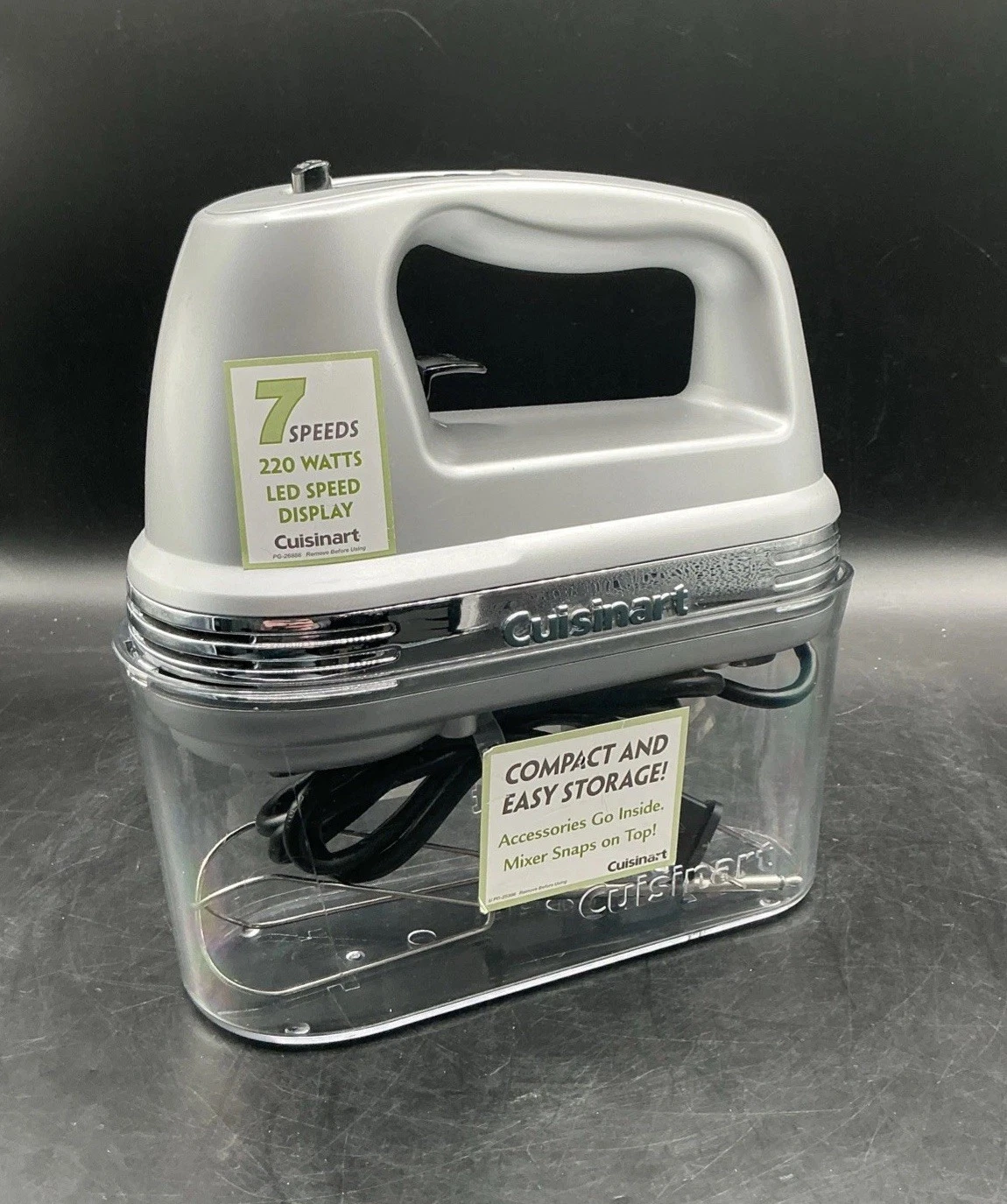 Cuisinart HM-70 Handheld Mixer Stainless Power Advantage Plus 7-Speed READ
Opens in a new window or 