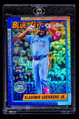 Vladimir Guerrero Jr. RARE REFRACTOR PRIZM INVESTMENT CARD Blue Jays 1990 SSP